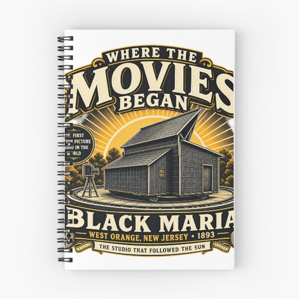Item preview, Where the Movies Began – Black Maria West Orange 1893 designed and sold by Past in Threads.