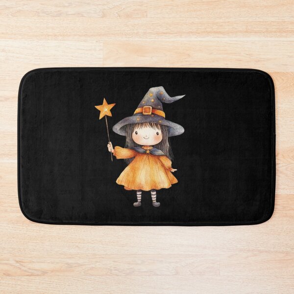 Item preview, Cute Little Witch with Wand designed and sold by ilkansiturikman.