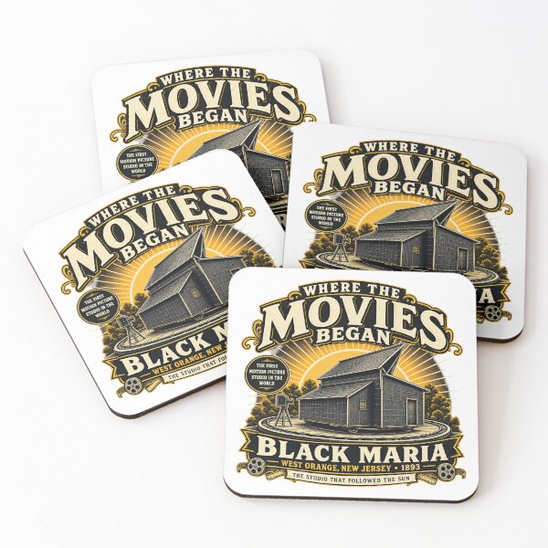 Item preview, Where the Movies Began – Black Maria West Orange 1893 designed and sold by Past in Threads.