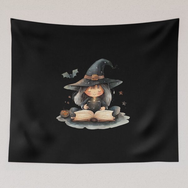 Item preview, Cute Witch Reading designed and sold by ilkansiturikman.