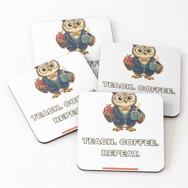 Item preview, Teach Coffee Repeat designed and sold by good-graffity.