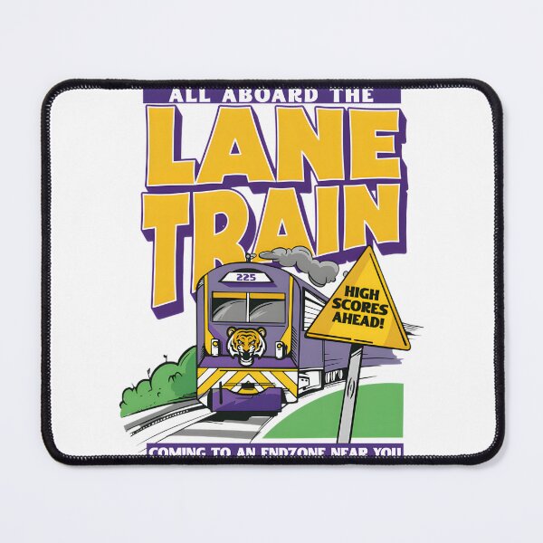 Item preview, All Aboard The Lane Train Purple And Gold Coming To An Endzone Near You | Perfect Gift For You And Friends designed and sold by Muhammad Elbialy.