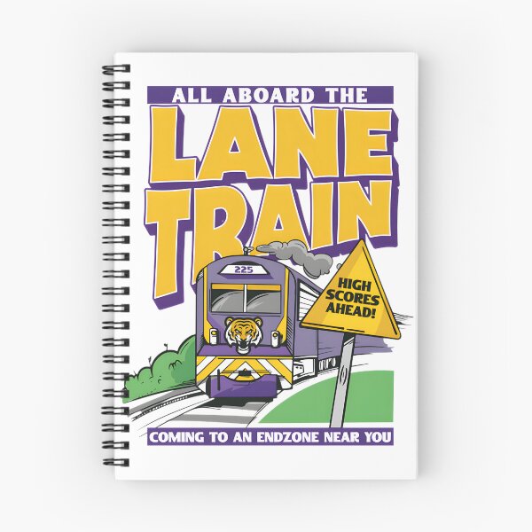 Item preview, All Aboard The Lane Train Purple And Gold Coming To An Endzone Near You | Perfect Gift For You And Friends designed and sold by Muhammad Elbialy.