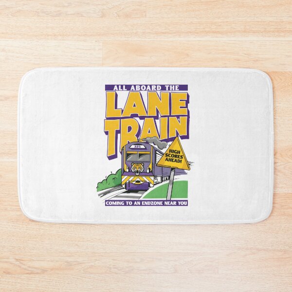 Item preview, All Aboard The Lane Train Purple And Gold Coming To An Endzone Near You | Perfect Gift For You And Friends designed and sold by Muhammad Elbialy.