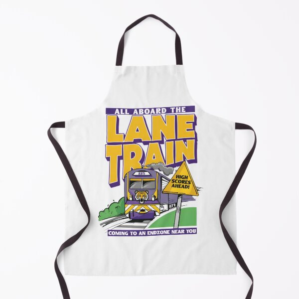 Item preview, All Aboard The Lane Train Purple And Gold Coming To An Endzone Near You | Perfect Gift For You And Friends designed and sold by Muhammad Elbialy.