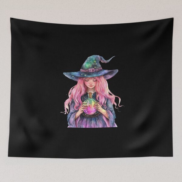 Item preview, Magical Witch Holding Potion designed and sold by ilkansiturikman.