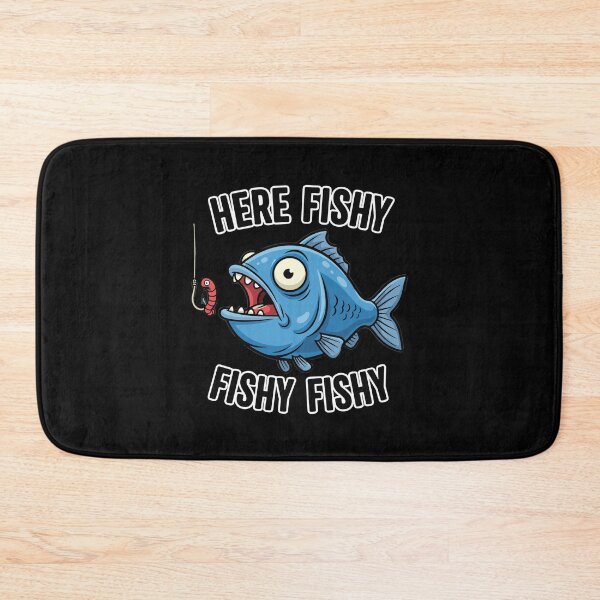 Item preview, Here Fishy Fishy Fishy Fishy Fishing Fisherman Angler Enthusiast designed and sold by PopStars1993.