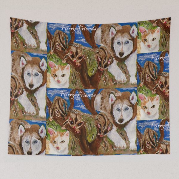 Item preview, Furry Friends designed and sold by SquaresArt.
