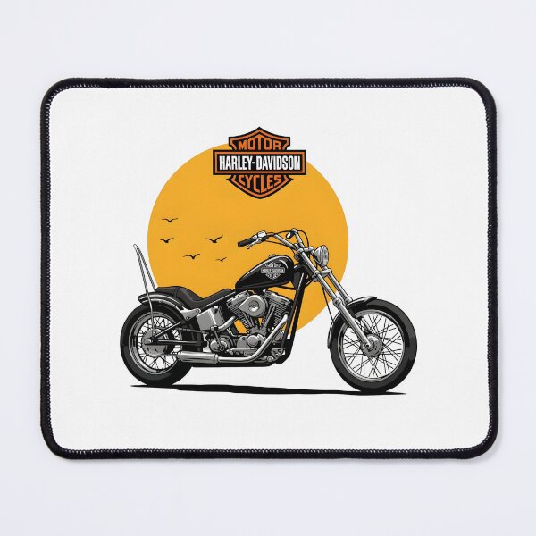 Item preview, Vintage Harley-Davidson Chopper Vector Illustration designed and sold by interdesigner.