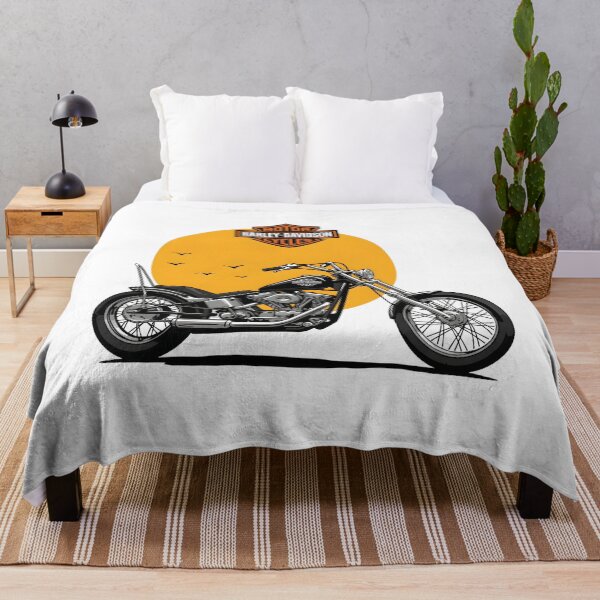 Item preview, Vintage Harley-Davidson Chopper Vector Illustration designed and sold by interdesigner.