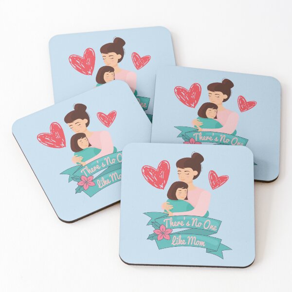 Item preview, There’s No One Like Mom – Cute Mother and Daughter Love Illustration 5 designed and sold by WordPlayStudio.