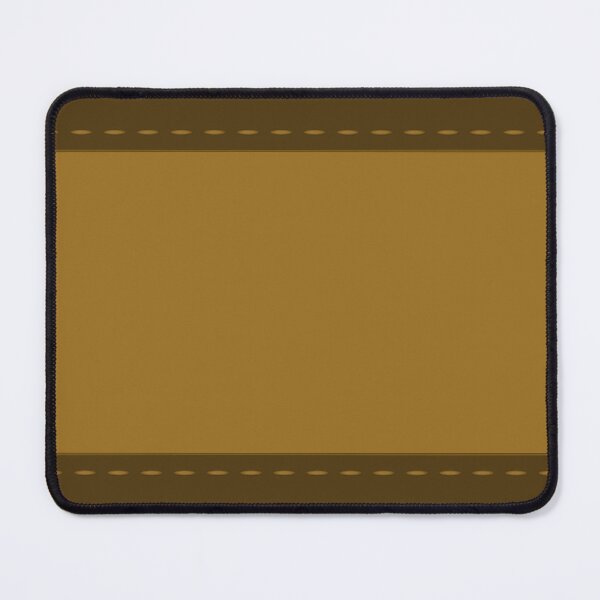 Item preview, A simple design divided into a light brown and dark brown background with a brown thread stitch horizontally from above and below designed and sold by Cherevan.