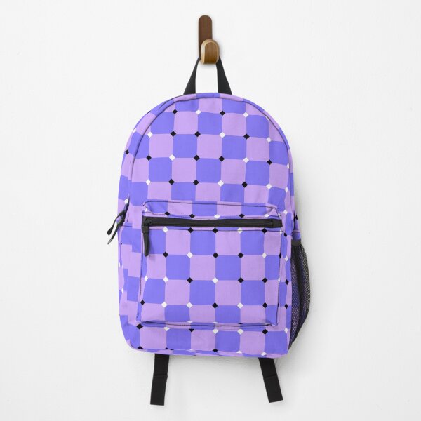 Item preview, Optical Illusion Wavy Checkerboard in Lavender & Purple designed and sold by OddBloomPNG.