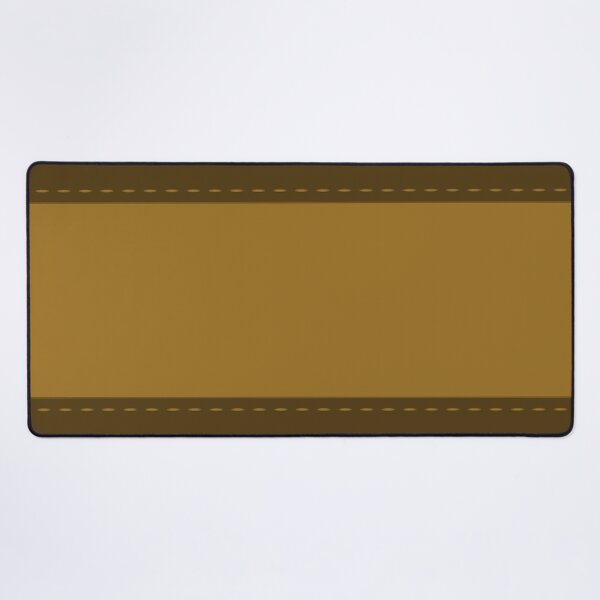 Item preview, A simple design divided into a light brown and dark brown background with a brown thread stitch horizontally from above and below designed and sold by Cherevan.