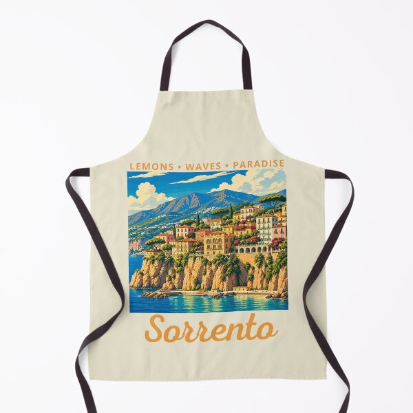 Item preview, Sorrento (Campania) in Italy, Vintage Art Travel Landscape designed and sold by MaateoDesign.