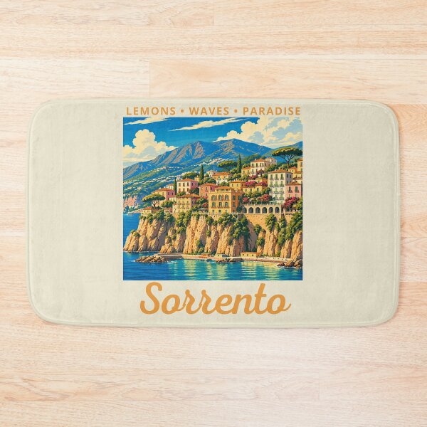 Item preview, Sorrento (Campania) in Italy, Vintage Art Travel Landscape designed and sold by MaateoDesign.