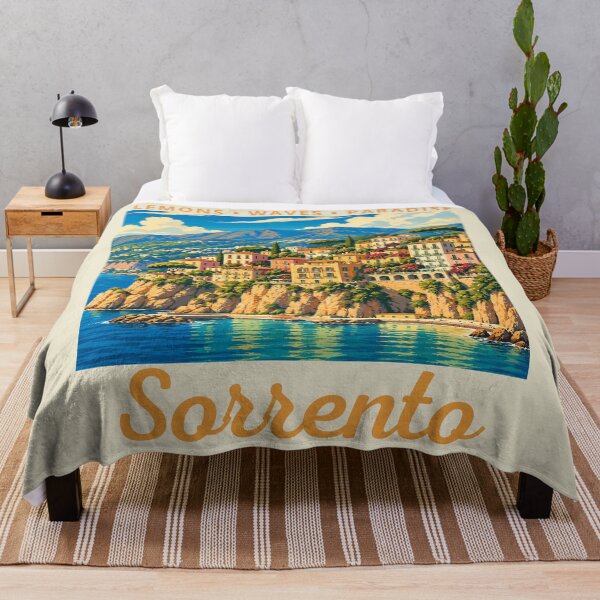 Item preview, Sorrento (Campania) in Italy, Vintage Art Travel Landscape designed and sold by MaateoDesign.