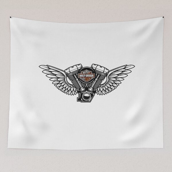 Item preview, Harley-Davidson Flying V-Twin Logo designed and sold by interdesigner.