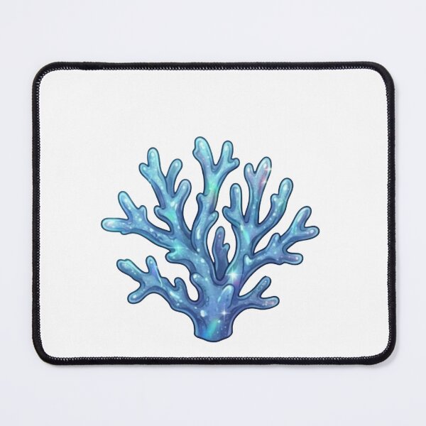 Item preview, Staghorn Acropora Coral Blue Reef Illustration designed and sold by KenworksDigital.