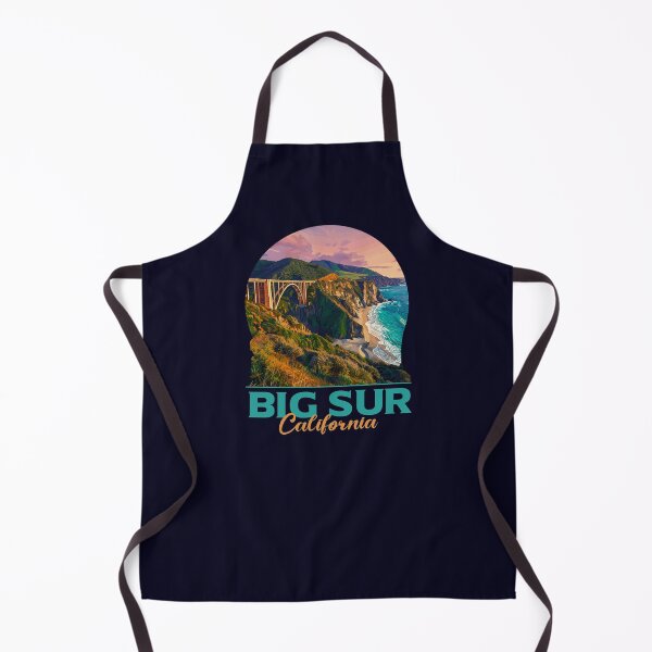 Item preview, Big Sur California Pacific Coast Vintage Art designed and sold by LinaValearte.