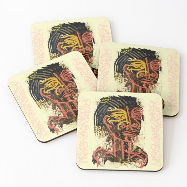 Item preview, Handmade Tribal Neo-Expressionist Portrait - Ancestral Lines designed and sold by supernikol.