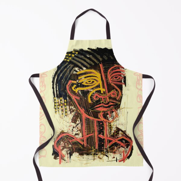 Item preview, Handmade Tribal Neo-Expressionist Portrait - Ancestral Lines designed and sold by supernikol.