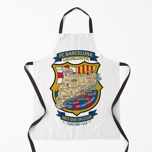 Item preview, FC Barcelona Catalunya Map Crest Crest Art Illustrated Football Gift designed and sold by annaarthk.