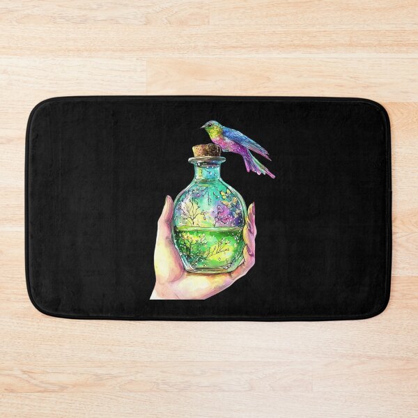Item preview, Vibrant Hummingbird and Bottle designed and sold by ilkansiturikman.