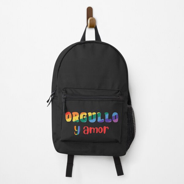 Artikelvorschau, Orgullo y Amor spanische LGBT-Pride-Regenbogen-Zitat-Typografie entworfen und verkauft von EchoPrint Co..