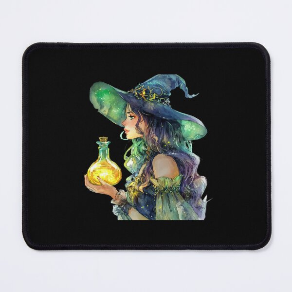 Item preview, Enchanting Witch with Glowing Potion designed and sold by ilkansiturikman.