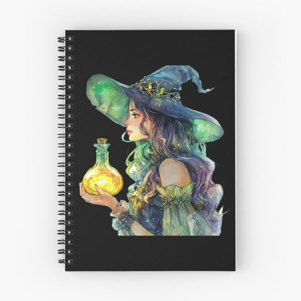 Item preview, Enchanting Witch with Glowing Potion designed and sold by ilkansiturikman.