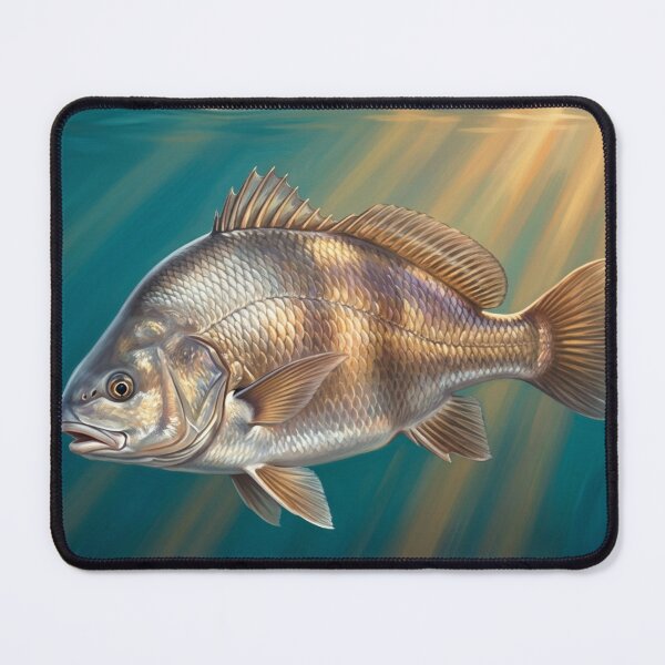 Item preview, Freshwater Drum Illustration – Freshwater Legends Fishing Art designed and sold by Northbound Trail.