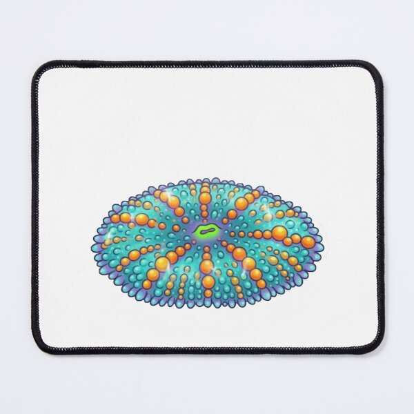 Item preview, Ricordea Yuma Mushroom Coral Colorful Reef Illustration designed and sold by KenworksDigital.