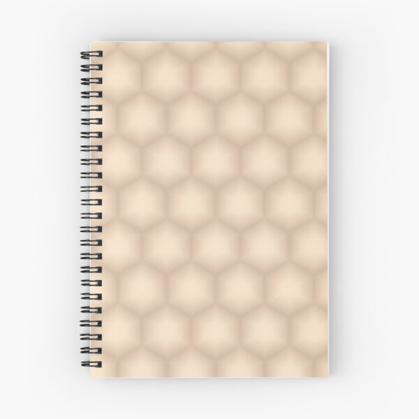 Item preview, Soft Beige Hexagonal Honeycomb Pattern designed and sold by IntelliMindDesigns.