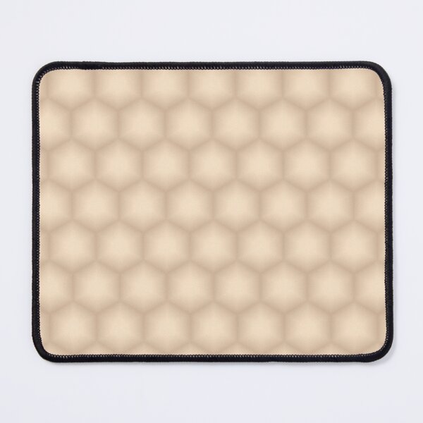 Item preview, Soft Beige Hexagonal Honeycomb Pattern designed and sold by IntelliMindDesigns.