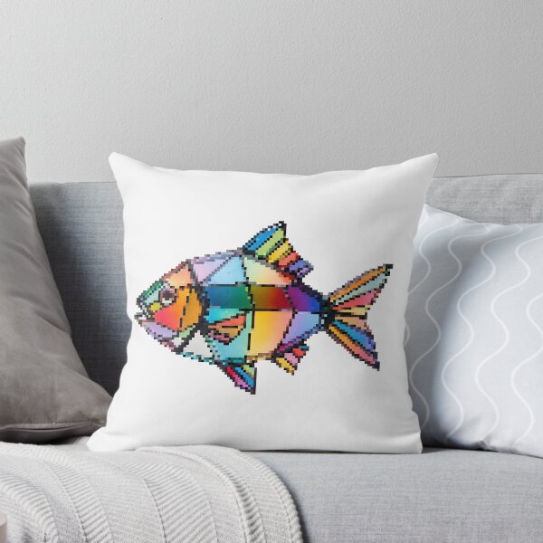 Aperçu de l'œuvre Poisson pixel art créée et vendue par ANVivid.