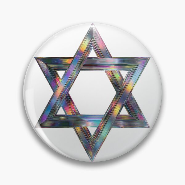 Item preview, Iridescent 3D Star of David Geometric Art  designed and sold by LC&LCPlatform.
