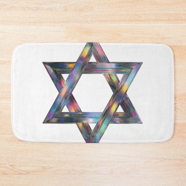 Item preview, Iridescent 3D Star of David Geometric Art  designed and sold by LC&LCPlatform.