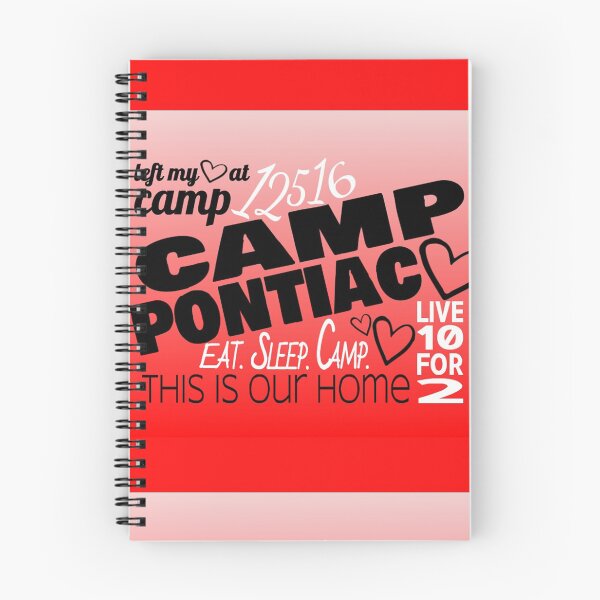 Item preview, Camp Pontiac Red and White design designed and sold by Devon Nassau.