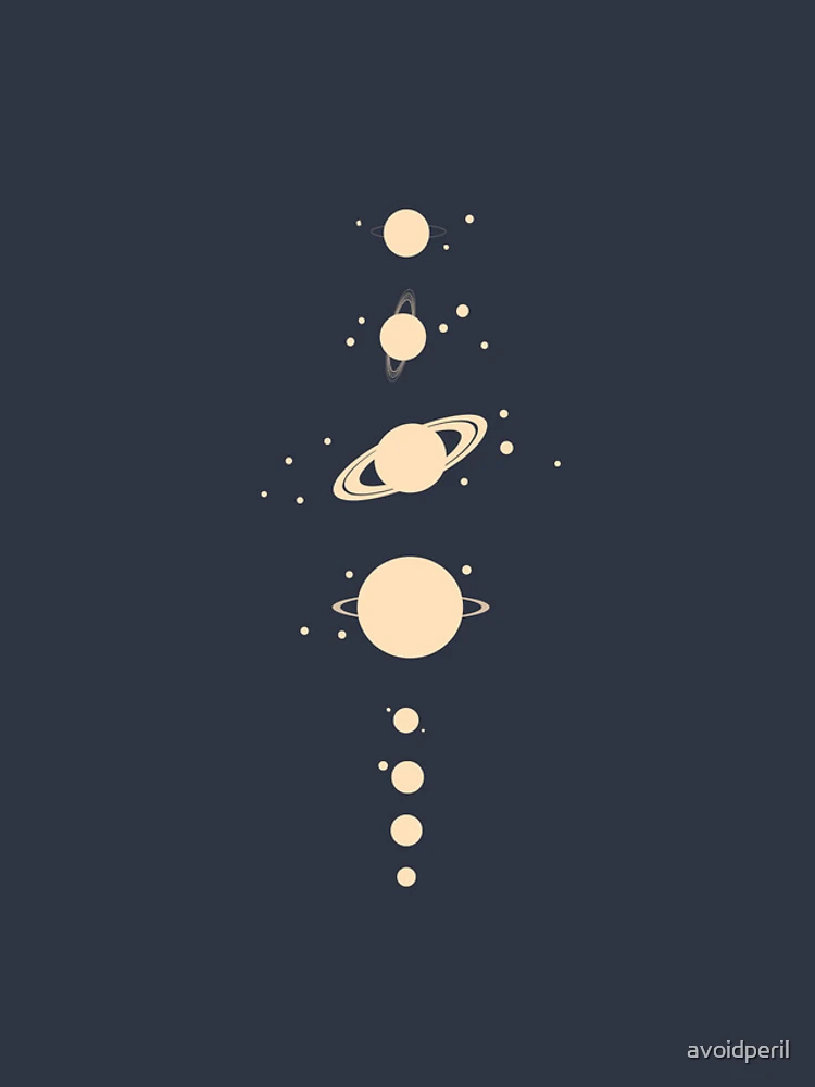 Thumbnail 4 of 4, iPhone Case, Solar System designed and sold by avoid peril.