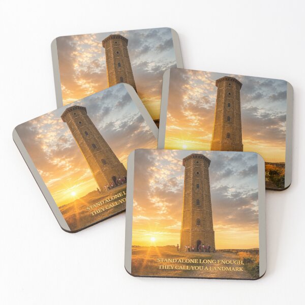 Item preview, Stand Alone Long Enough - Inspirational Sunset Landmark Quote designed and sold by SDKENERGY.