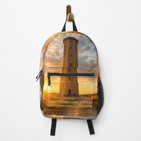 Item preview, Stand Alone Long Enough - Inspirational Sunset Landmark Quote designed and sold by SDKENERGY.