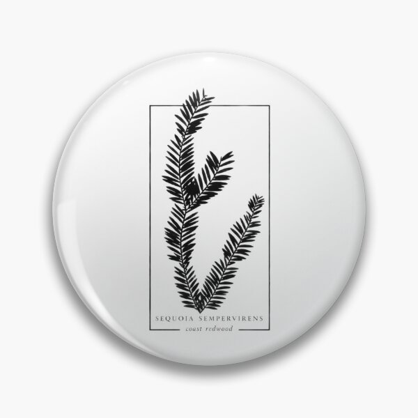 Item preview, California Redwood Botanical – Original Cyanotype Art designed and sold by The Snarky Ph.D.: A Study in Botanicals .