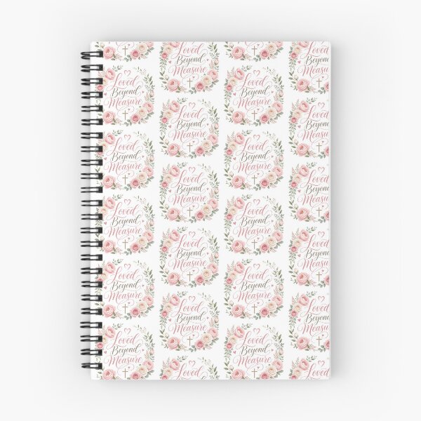 Item preview, Loved Beyond Measure Christian Valentine's Day Floral Design designed and sold by Illustrated Faith.