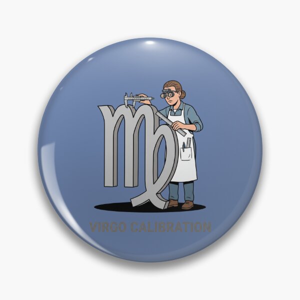 Item preview, Virgo Zodiac Symbol Caliper Perfectionist Virgo Calibration designed and sold by Rare By Hero.