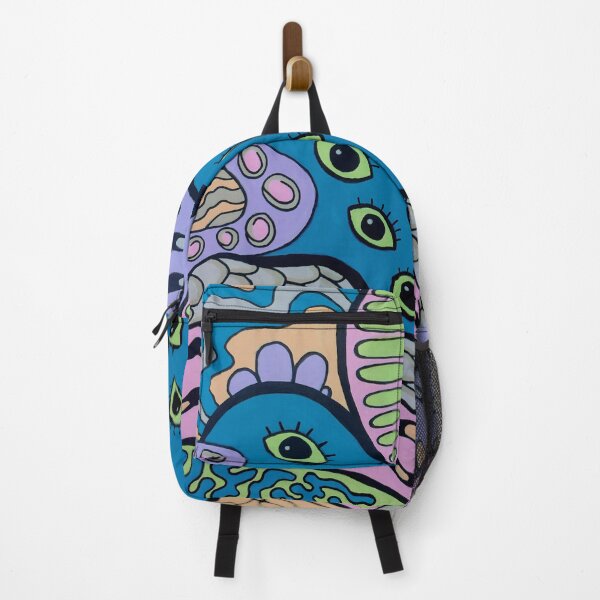 Item preview, Surreal Psychedelic Eye Creature | Trippy Wall Art designed and sold by WonderwildArt.