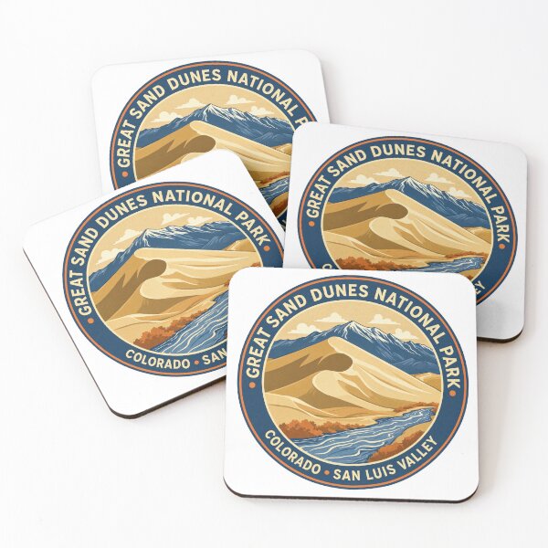 Item preview, Great Sand Dunes National Park Colorado Vintage Badge designed and sold by JIGUWORLD.