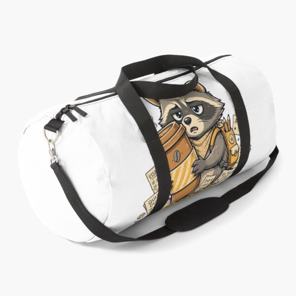 Item preview, Powered by Coffee and Homework Funny Raccoon Student Shirt designed and sold by Penguin Mood .