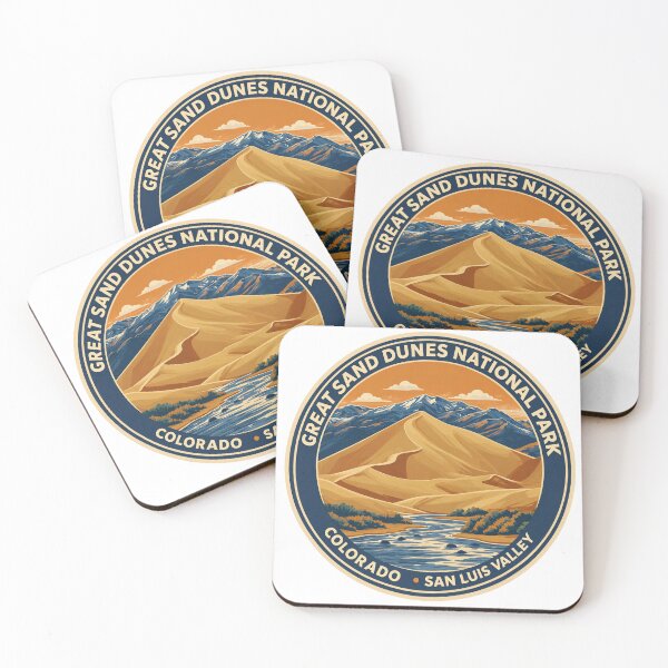 Item preview, Great Sand Dunes National Park Colorado Vintage Badge designed and sold by JIGUWORLD.