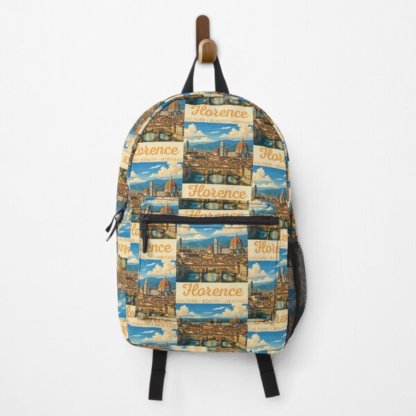 Item preview, Florence (Tuscany) in Italy, Vintage Art Travel Landscape designed and sold by MaateoDesign.